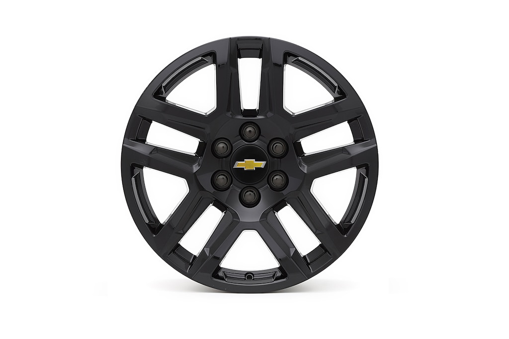 Rin de aluminio de 20 pulgadasen negro brillante de 5 brazos para Chevrolet Cheyenne ZR2 BISON 2025, camioneta pickup